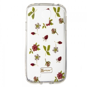  Silicon Case Flowers for Samsung Galaxy S4